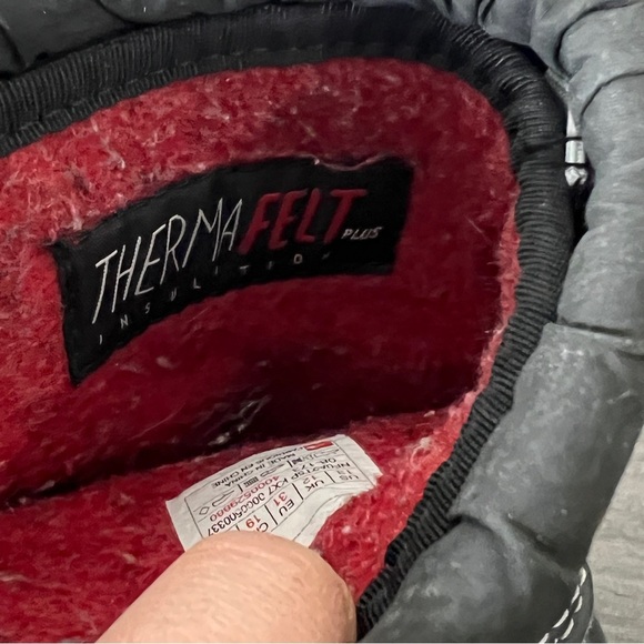 The North Face Unisex Kid's Alpenglow IV Insulated Snow Boots Black Size 13 - Picture 8 of 8